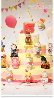 Mixed* Celebrating the Moment POP MART 15th Anniversary Series